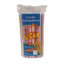 Canudo Biodegradável Para Refrigerante Bicão com 800 unidades Canudo Biodegradável Para Refrigerante Bicão com 800 unidades