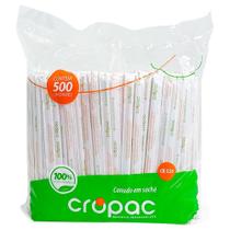 Canudo Biodegradável Sachê Transparente 3000 Unidades Canudo Biodegradável Sachê Transparente 3000 Unidades