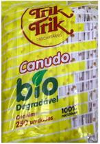 Canudo Biogradavel Longo C/250 uni - Trik Trik - TrikTrik