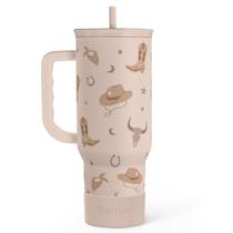 Canudo com alça de aço inoxidável SANDJEST de 40 onças