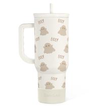 Canudo com alça de aço inoxidável SANDJEST de 40 onças Canudo com alça de aço inoxidável SANDJEST de 40 onças