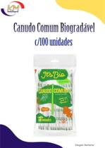 Canudo Comum Bio c/100 unidades - Strawplast - canudinho biodegradável (9269)