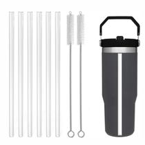 CANUDO DE BEBIDA GL-Auking transparente reutilizável para Stanley IceFlow 30 onças