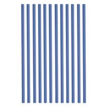 Canudo De Papel Azul Silver 20un