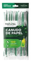 Canudo De Papel Biodegradável Para Uso Em Garrafas - Natural Produtos