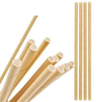 Canudo De Papel Kraft Silver 12un