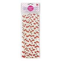 Canudo de Papel Melancia 6mmx200mm - 4352 - 12 unidades Canudo de Papel Melancia 6mmx200mm - 4352 - 12 unidades