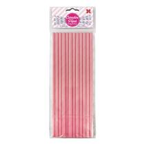 Canudo de Papel Rosa 6mmx200mm - 4323 - 12 unidades Canudo de Papel Rosa 6mmx200mm - 4323 - 12 unidades