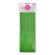 Canudo de Papel Verde 6mmx200mm - 4329 - 12 unidades Canudo de Papel Verde 6mmx200mm - 4329 - 12 unidades
