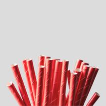 CANUDO DE PAPEL VERMELHO DESCARTÁVEL BIODEGRADÁVEL TAKEPAPPER 197X8mm PACK C 100 UND CANUDO DE PAPEL VERMELHO DESCARTÁVEL BIODEGRADÁVEL TAKEPAPPER 197X8mm PACK C 100 UND