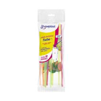 Canudo Decorativo Frutas Strawplast Para Drinks 10 Unidades