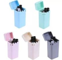 Canudo Dobrável Bebidas Para Viagem Aço Inox Dispenser Canudo Dobrável Bebidas Para Viagem Aço Inox Dispenser