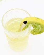 Canudo Dourado Formato Coração 21,5cm