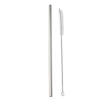 Canudo Eco-friendly Reto Inox com Escova 20CM - 31421 - Bono