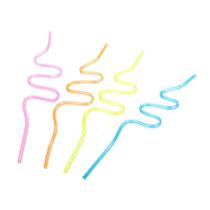 Canudo Espiiral Rigido Cores Diversas - HA005 - 4 unidades - Silver Plastic - Canudo Espiiral Rigido Cores Diversas - HA005 - 4 unidades - Silver Plastic -