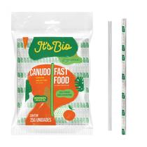 Canudo Fast Food Biodegradável Its Bio Strawplast - 250 Un Canudo Fast Food Biodegradável Its Bio Strawplast - 250 Un