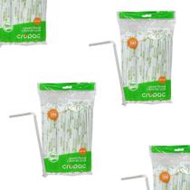 Canudo Flex Bio Cropac 2x0,5cm 100 Un