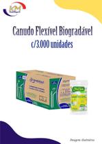 Canudo Flexível Bio c/3.000 unidades - Strawplast - canudinho biodegradável, ecológico (17321)