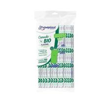 Canudo Flexível Biodegradável Strawplast Com 100 Unidades Canudo Flexível Biodegradável Strawplast Com 100 Unidades
