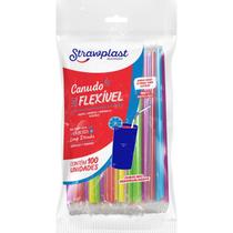 Canudo flexível Sucos Drinks Coquetéis 500 unid 6mm 21cm