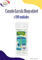 Canudo Garrafa Bio c/100 unidades - Strawplast - canudinho biodegradável (9920)