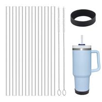 Canudo Greant 22 cm Pacote com 8 unidades + Escovas + Capa protetora
