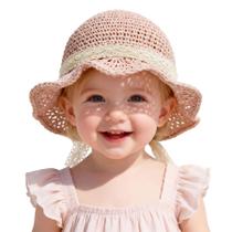 Canudo infantil Sun Hat Zando Wide Brim para bebês de 12 a 18 meses