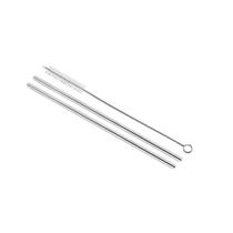 Canudo inox reto brrinox 3pc c/escova