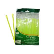 Canudo Mexedor Bio Cropac Verde Neon 100un