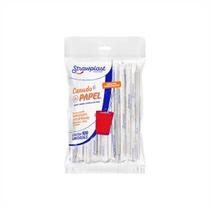 Canudo papel branco sachê 6mm