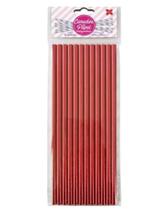 Canudo Papel Poa Rosa/Branco C/12 Make