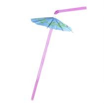 Canudo para Drink Guarda-chuva - 12 Unidades