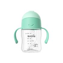Canudo pesado Sippy Cup Evorie Tritan 200 ml com alças de 6 m ou mais
