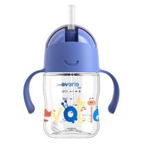 Canudo pesado Sippy Cup Evorie Tritan 210 ml à prova de derramamento Canudo pesado Sippy Cup Evorie Tritan 210 ml à prova de derramamento