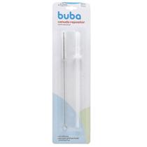 Canudo Repositor Com Escova Refil em Silicone Bebê Infantil Garrafinha Animal Fun e Animal Frutti Buba