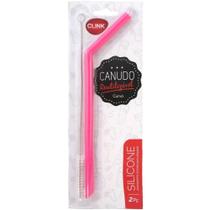 Canudo reutilizavel com escova auxiliar para limpeza - Clink