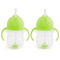 Canudo Sippy Cup Munchkin Any Angle Weighted Straw, 200 ml, pacote com 2 unidades Canudo Sippy Cup Munchkin Any Angle Weighted Straw, 200 ml, pacote com 2 unidades