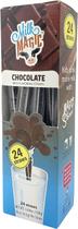 Canudos aromatizantes Milk Magic Chocolate Milk Slavor Caixa com 24 Canudos aromatizantes Milk Magic Chocolate Milk Slavor Caixa com 24