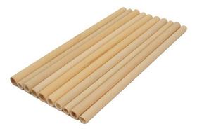 Canudos Bambu Ecológico Reutilizável Sustentável Kit 10peças