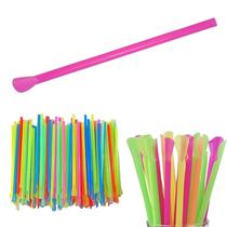Canudos Colher Concession Essentials 20 cm Pacote com 200 Canudos Colher Concession Essentials 20 cm Pacote com 200