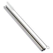 Canudos de Aço Inoxidável Norpro 28cm com Escova