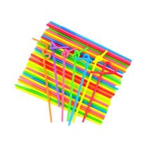 Canudos De Coquetel Descartáveis Longos E Flexíveis De Plástico De Grau Alimentício Para Suprimentos