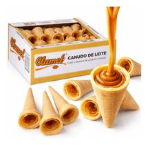 Canudos De Doce De Leite Caixa 50un 1,5kg Clamel Festa