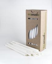 Canudos De Papel 6mm. Display Individual. Total 100 Unidades