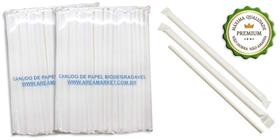 Canudos de papel pct 100 unds 6mm gr 120 Canudos de papel pct 100 unds 6mm gr 120