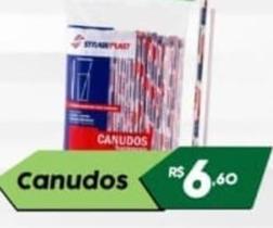 Canudos de plástico com 100 unidades