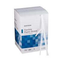 Canudos de plástico McKesson Flexible 19,7 cm (500 unidades)