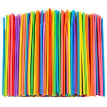 Canudos de plástico Zmaxqii 300 unidades sem BPA, 26 cm de comprimento e 0,6 cm de diâmetro.