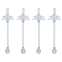 Canudos de reposição NUK Learner Cup, pacote com 4 canudos de silicone macio Canudos de reposição NUK Learner Cup, pacote com 4 canudos de silicone macio