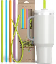 Canudos de silicone Softy Straws para copo Stanley de 1,2 L de 30 cm